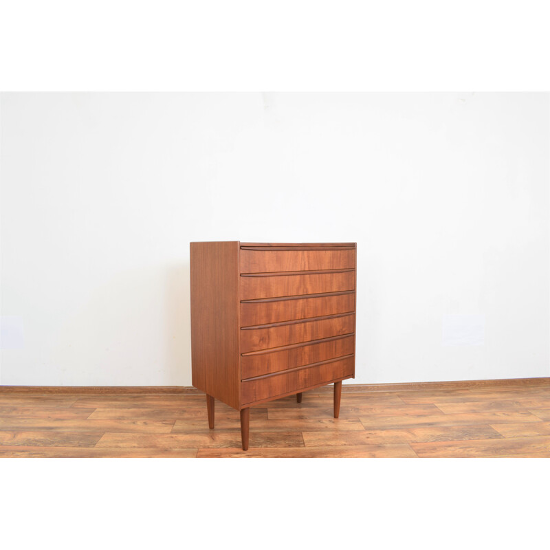 Mid-century Danish teak chest of drawers, 1960s