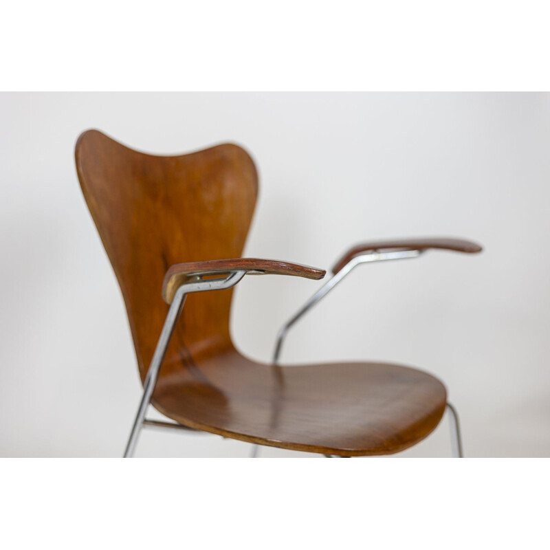 Vintage "Butterfly" fauteuil van Arne Jacobsen voor Fritz Hansen, 1970