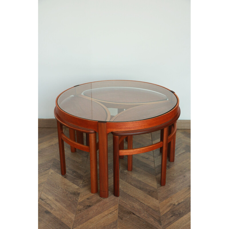 Vintage nesting tables model Trinity by Nathan