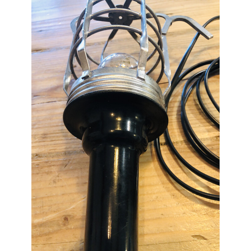 Lámpara de mano vintage de baquelita