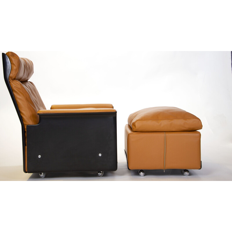 Fauteuil et ottoman 620 vintage de Dieter Rams pour Vitsoe, 1962