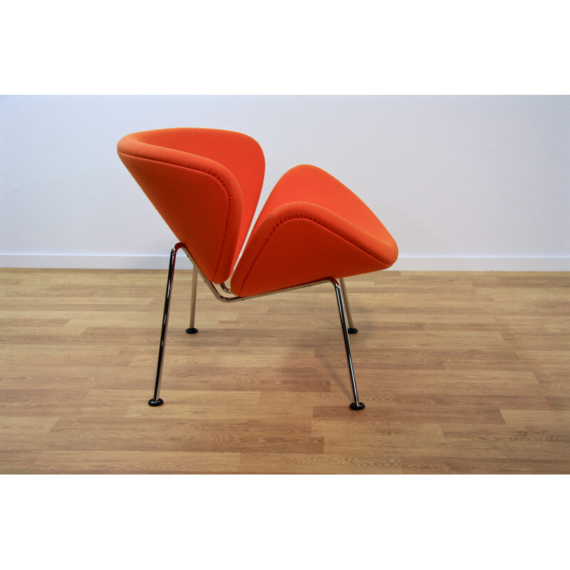 Artifort "Orange Slice" lounge chair in orange fabric, Pierre PAULIN - 1970s