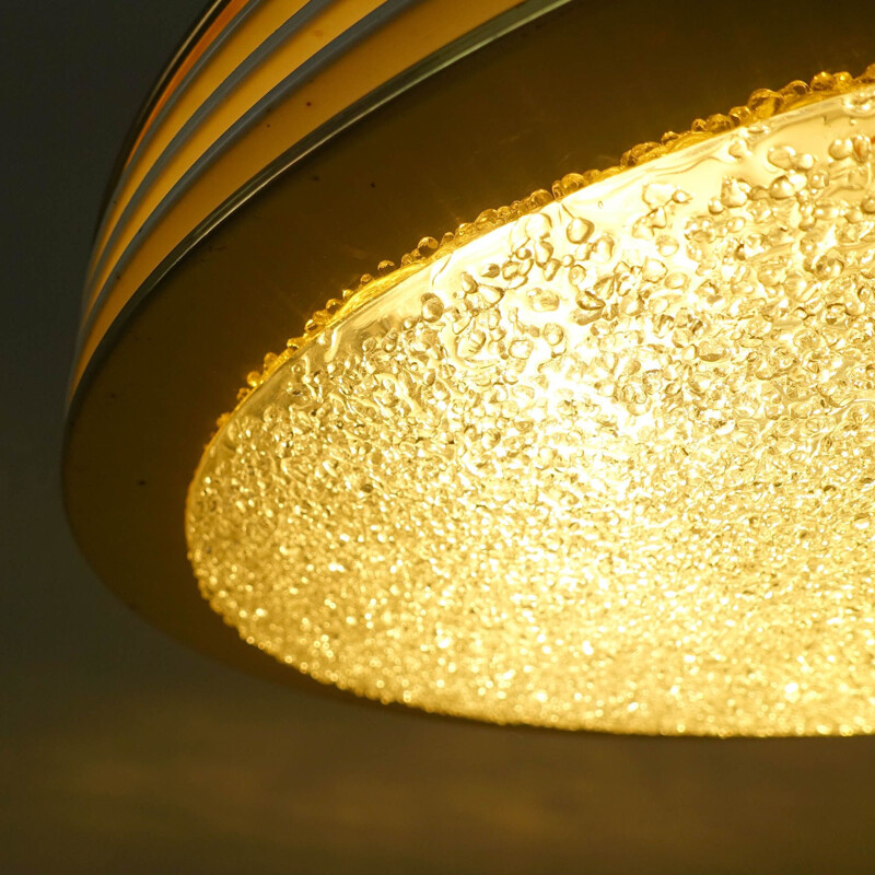 Vintage Saturno pendant lamp by Doria Leuchten, Germany 1960s