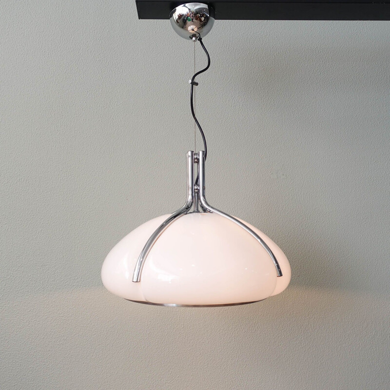 Vintage Quadrifoglio pendant lamp by Gae Aulenti for Harvey Guzzini, 1970s