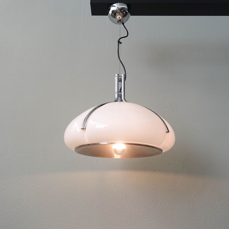 Vintage Quadrifoglio pendant lamp by Gae Aulenti for Harvey Guzzini, 1970s