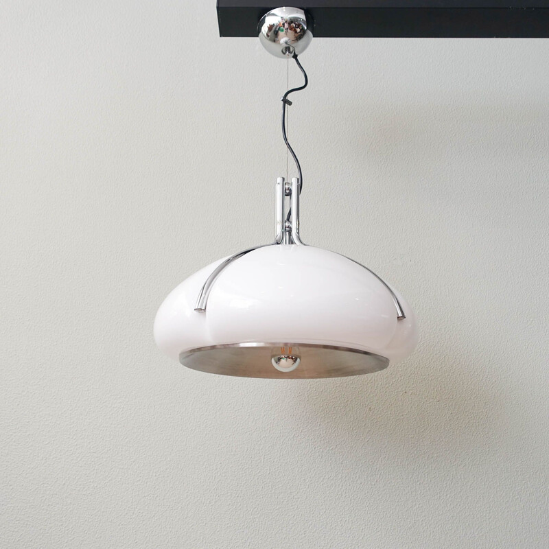 Vintage Quadrifoglio pendant lamp by Gae Aulenti for Harvey Guzzini, 1970s