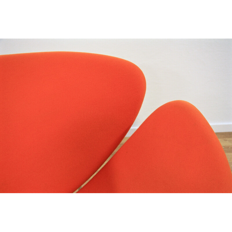 Artifort "Orange Slice" lounge chair in orange fabric, Pierre PAULIN - 1970s