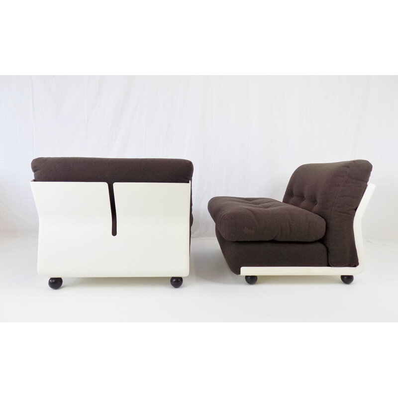 Pair of vintage Amanta armchairs by Mario Bellini for C&B Italia, 1973