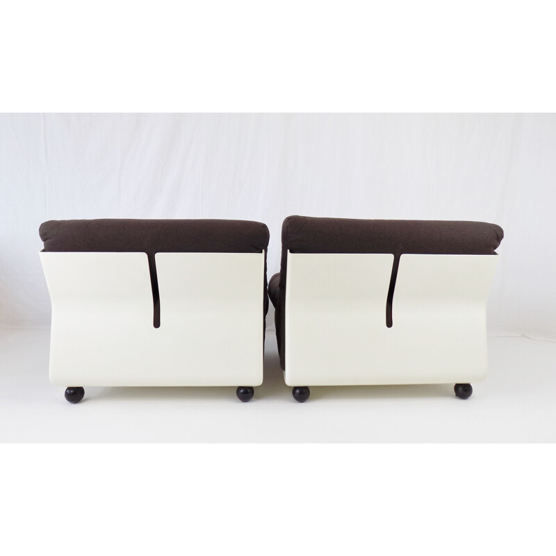 Pair of vintage Amanta armchairs by Mario Bellini for C&B Italia, 1973