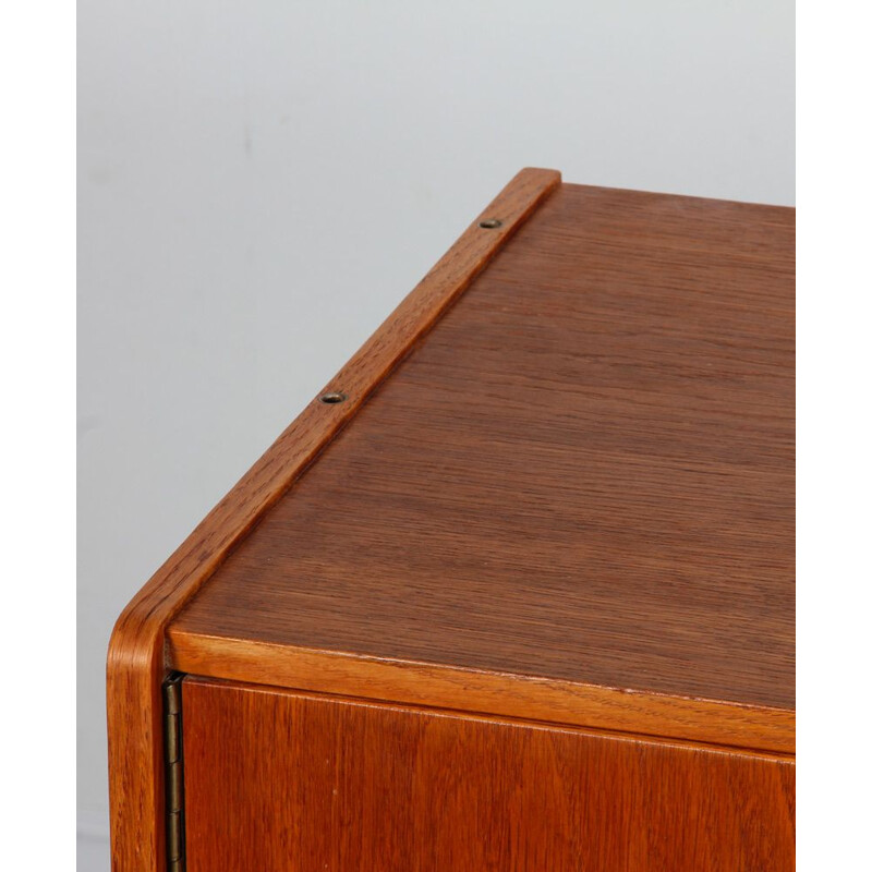 Vintage oakwood sideboard model U-460 by Jiri Jiroutek, 1960