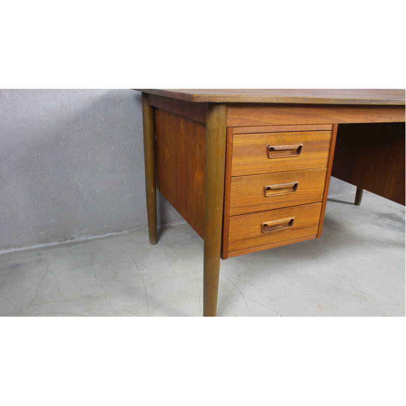 Danish vintage teak desk, 1960s