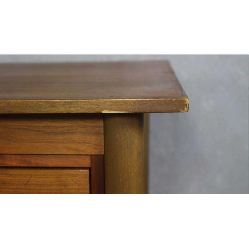 Danish vintage teak desk, 1960s