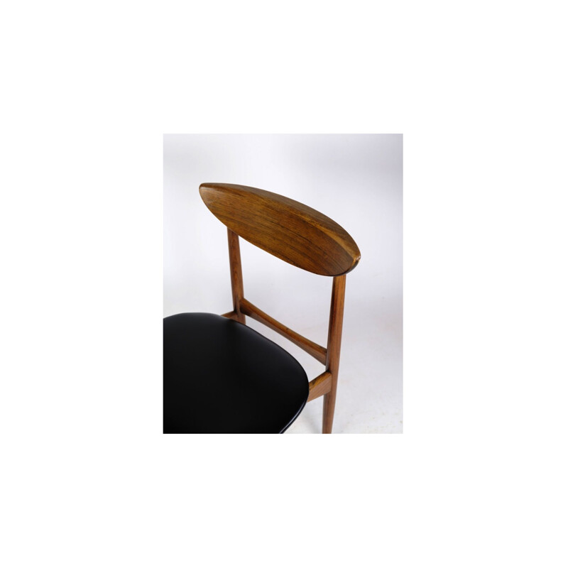 Conjunto de 4 cadeiras de pau-rosa vintage de Kurt Østervig para K.P Møbler, 1960
