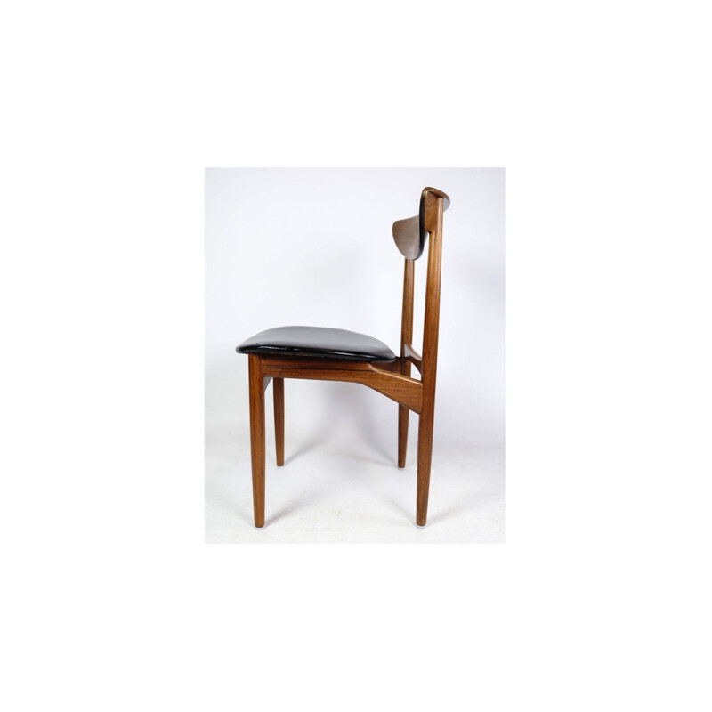 Set van 4 vintage rozenhouten stoelen van Kurt Østervig voor K.P Møbler, 1960