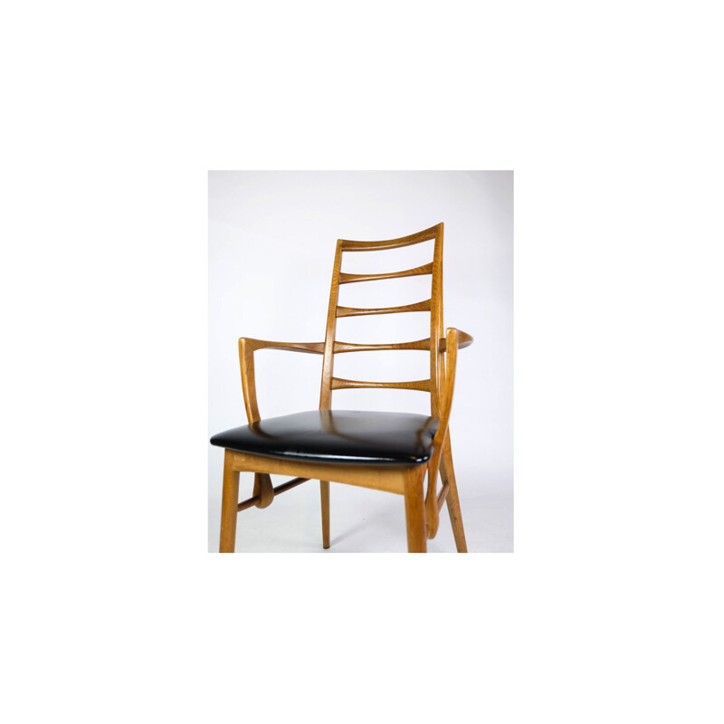 Vintage oakwood armchair model Lis by Niels Koefoed for Niels Koefoed, 1960s
