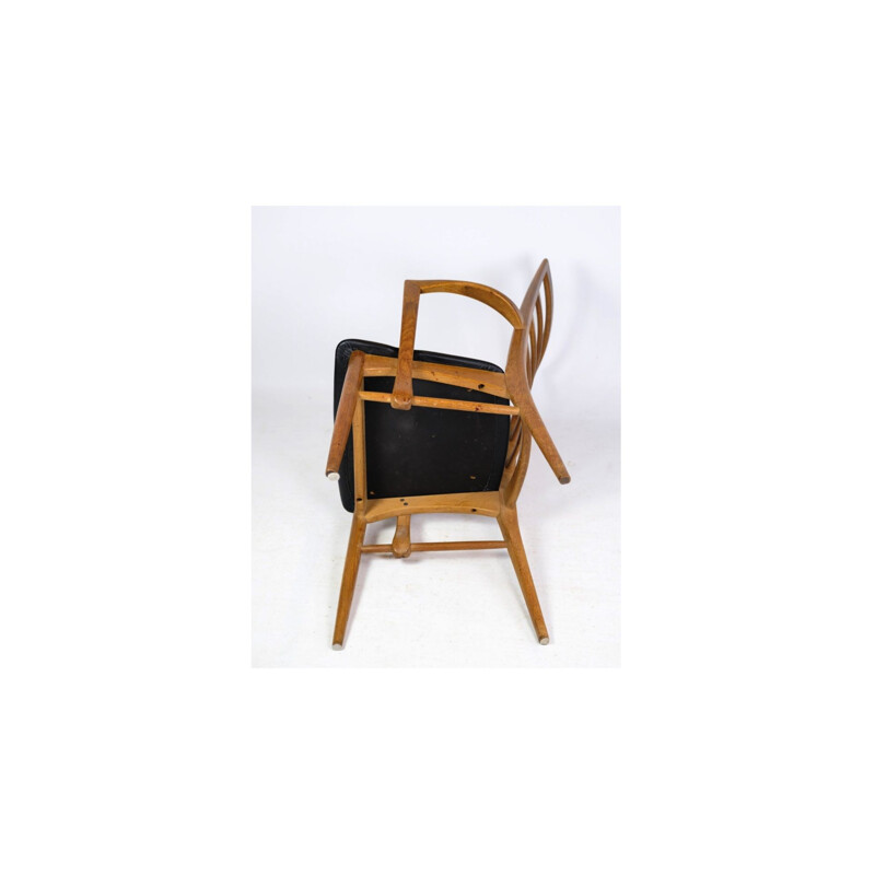 Vintage oakwood armchair model Lis by Niels Koefoed for Niels Koefoed, 1960s