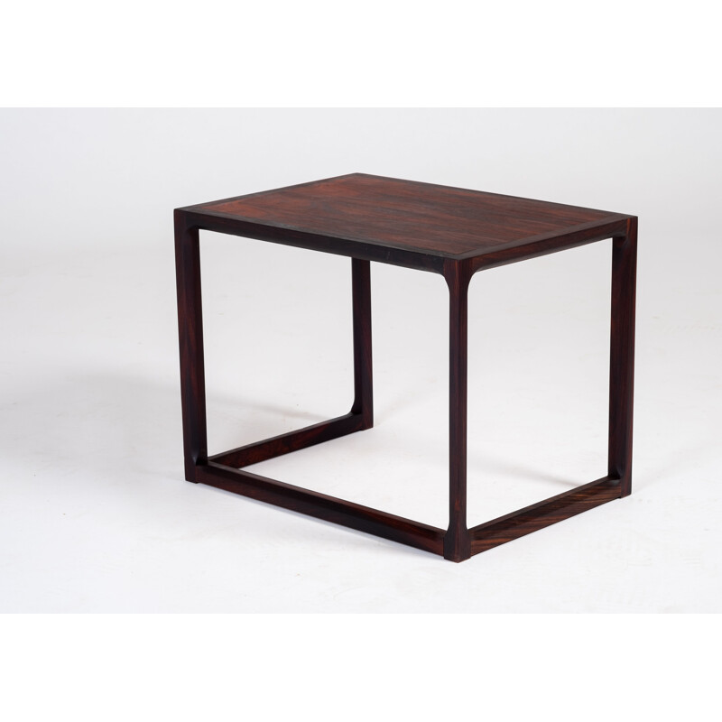 Mid-century rosewood side table by Aksel Kjersgaard, Denmark 1960s