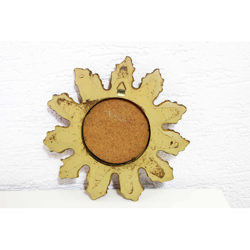 Vintage resin sun mirror, 1970-1980