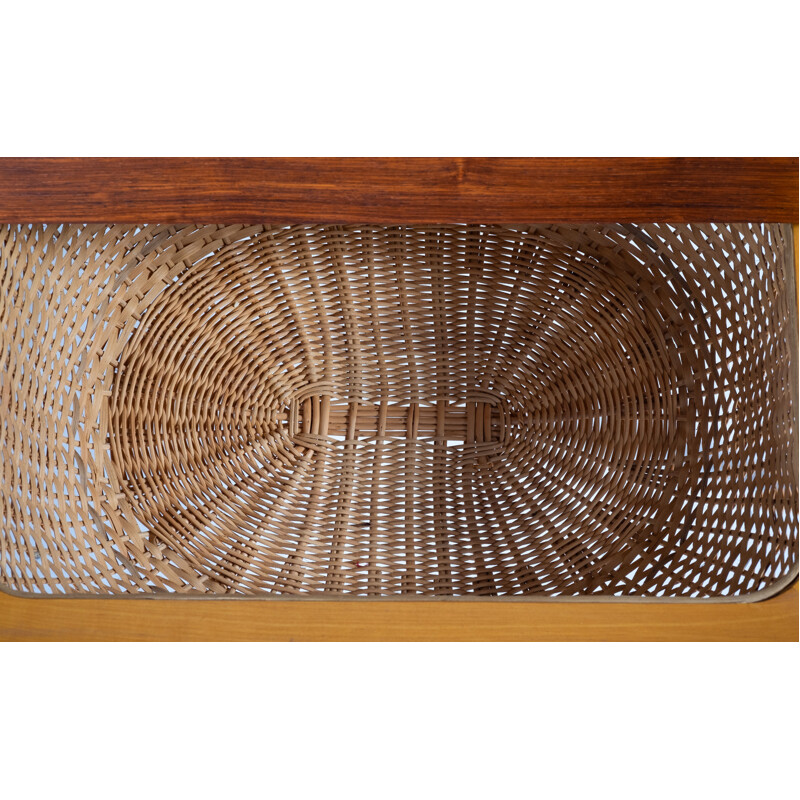 Mesa de costura vintage de palisandro de Severin Hansen para Haslev Furniture