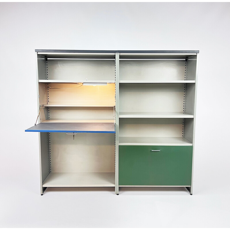 Vintage Gispen 5600 industrial cabinet by A.R. Cordemeyer, 1960s
