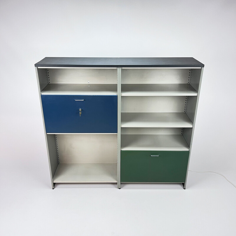 Vintage Gispen 5600 industrial cabinet by A.R. Cordemeyer, 1960s