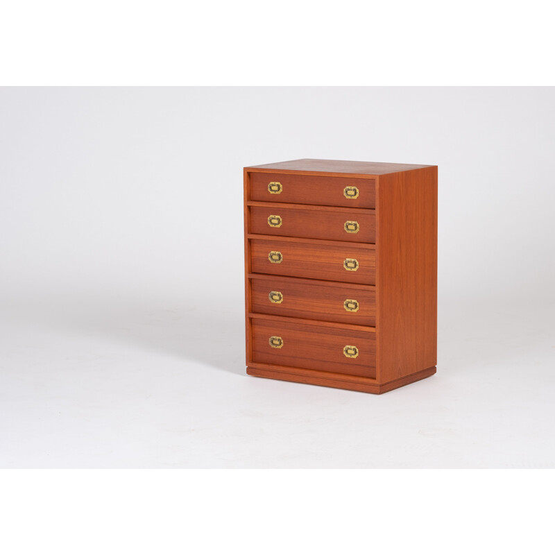 Mid-century Danish Alabama chest of drawers in teak by Henning Korch, 1960s