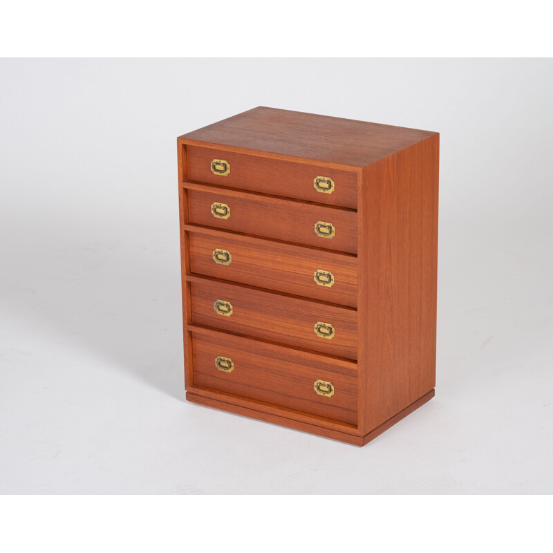 Mid-century Danish Alabama chest of drawers in teak by Henning Korch, 1960s