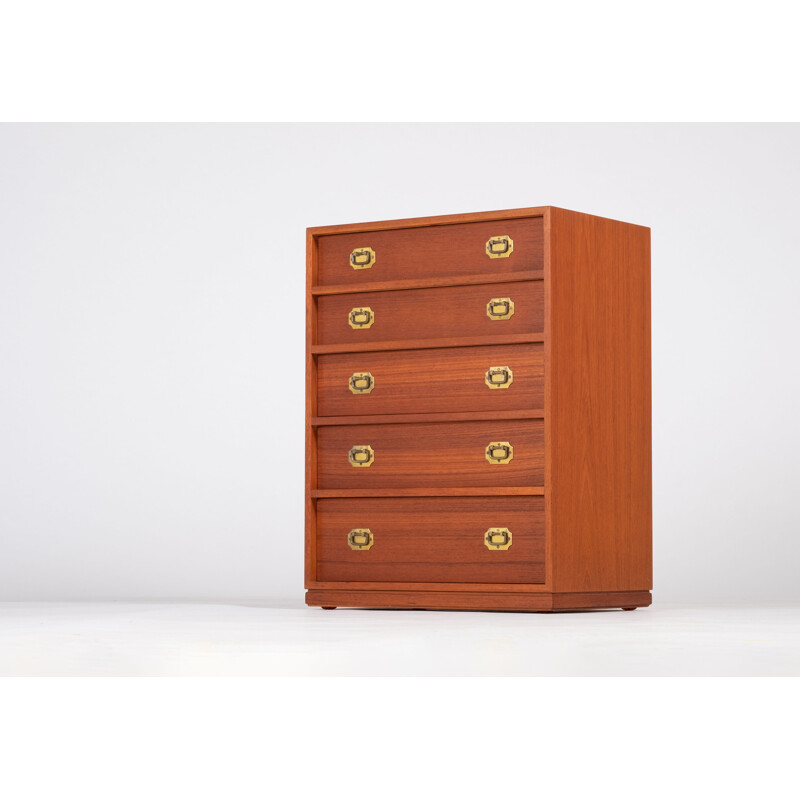 Mid-century Danish Alabama chest of drawers in teak by Henning Korch, 1960s