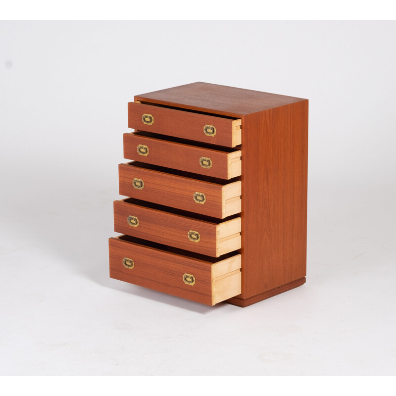 Mid-century Danish Alabama chest of drawers in teak by Henning Korch, 1960s