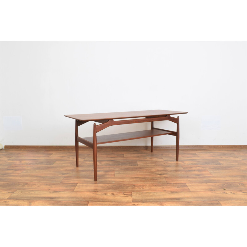 Table basse vintage en teck, Danemark 1960