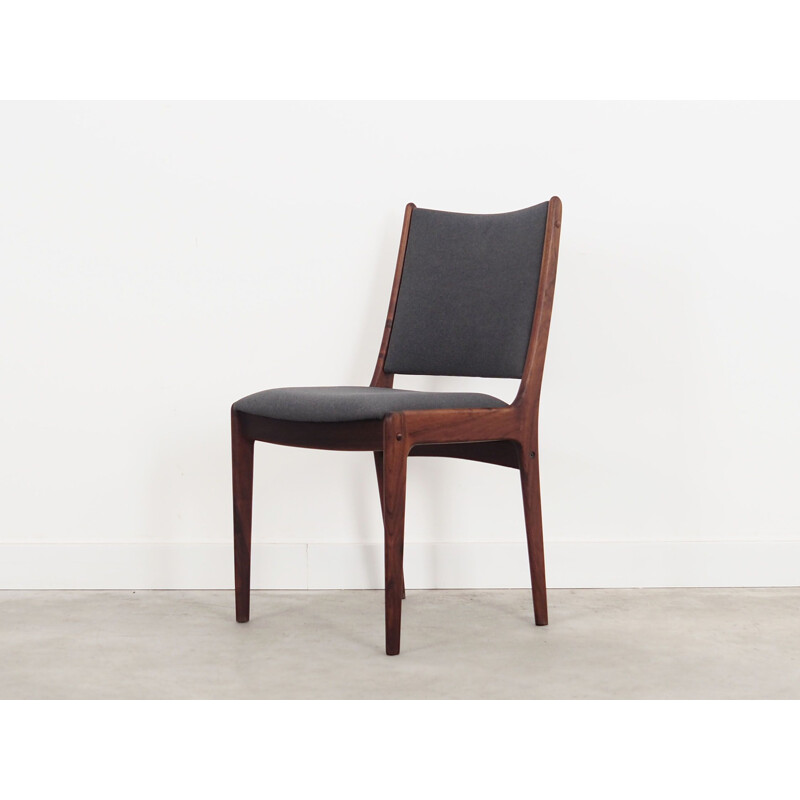 Set of 6 vintage rosewood chairs by Johannes Andersen, 1960s