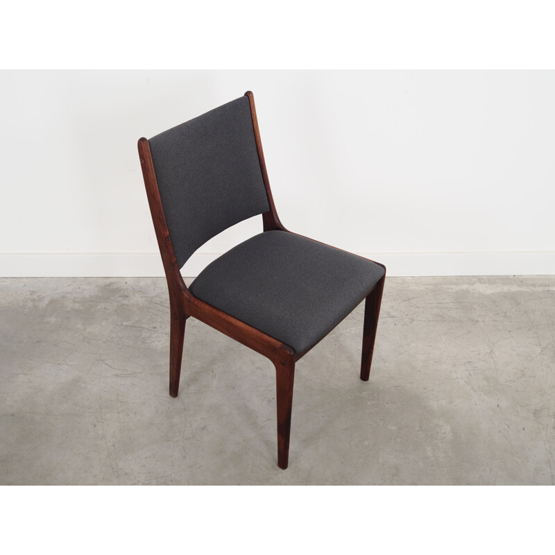 Set of 6 vintage rosewood chairs by Johannes Andersen, 1960s