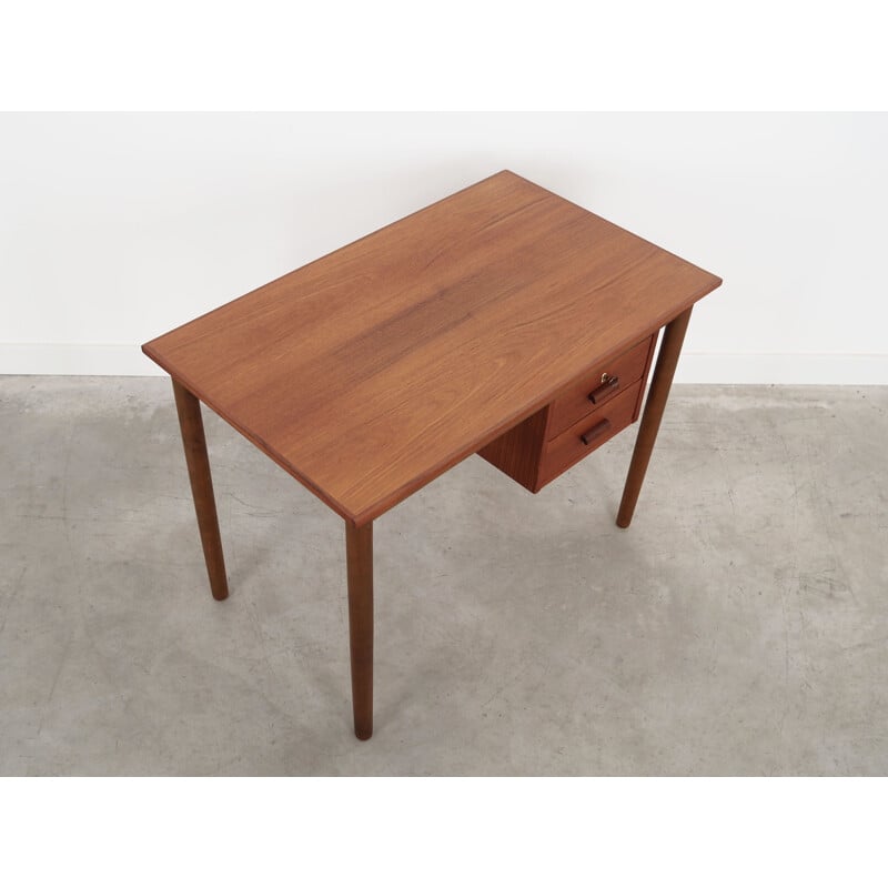 Teak vintage desk, Denmark 1970s