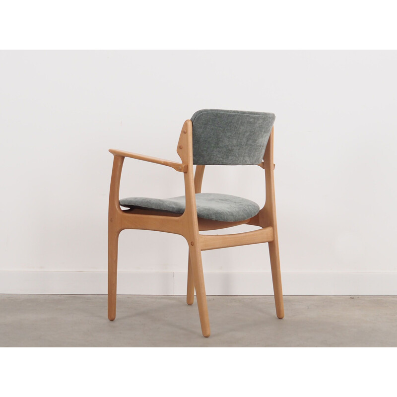 Vintage Danish beechwood armchair by Erik Buch, 1960s