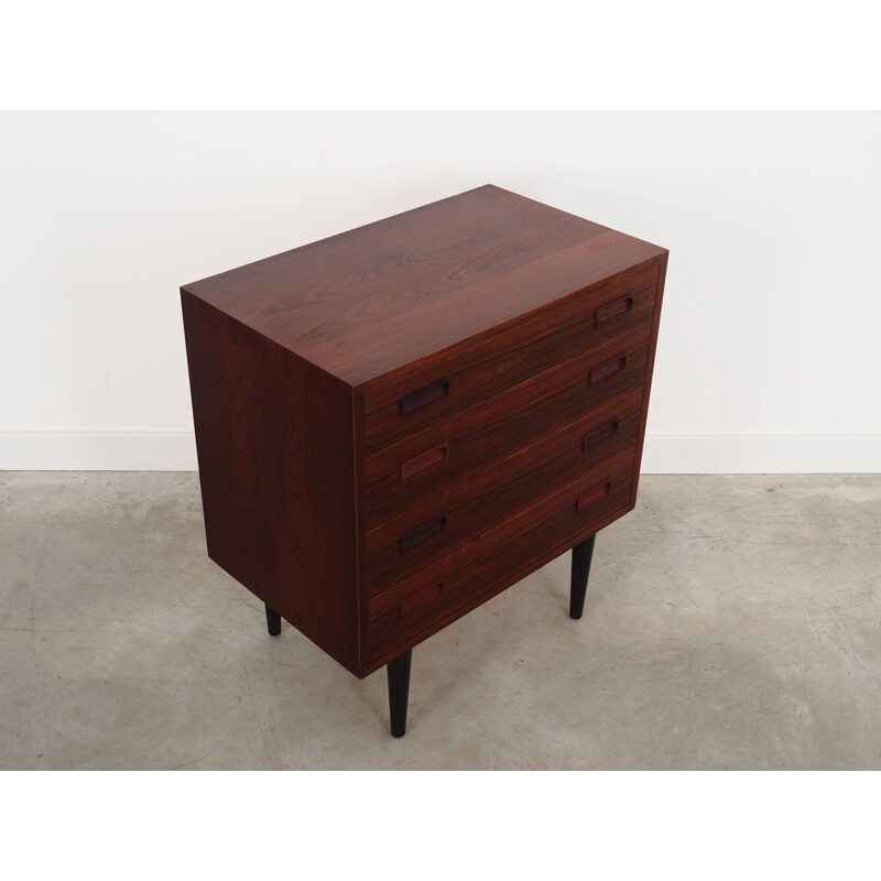Rosewood vintage Danish chest of drawers by Hundevad & Co, 1970s