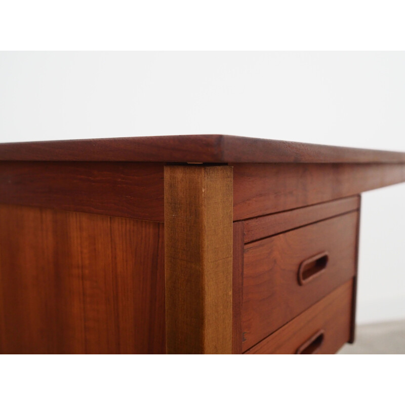 Teak vintage desk, Denmark 1970s