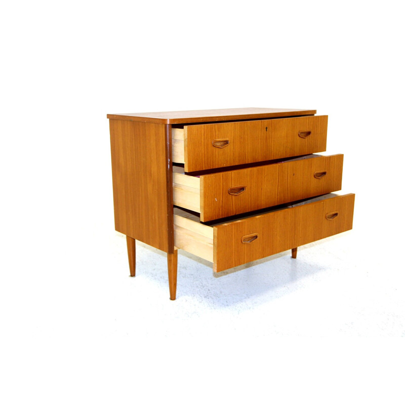 Vintage teak chest of drawers, Sweden 1960