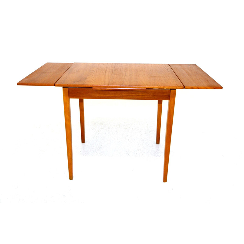 Vintage extendable teak table, Sweden 1960