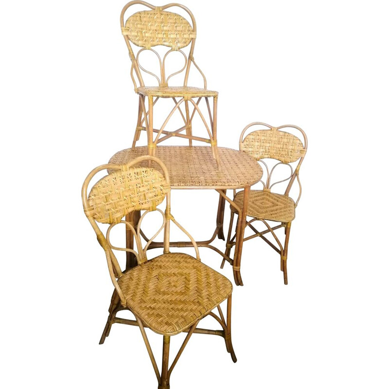 Vintage rattan garden furniture 