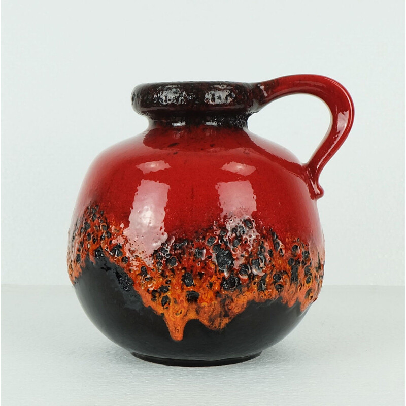 Vase Scheurich vintage en céramique - 1960