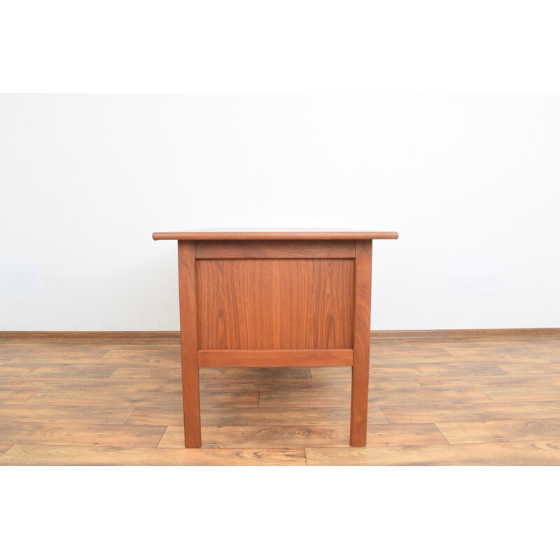 Mid-century Danish Freestanding teak desk, 1960s