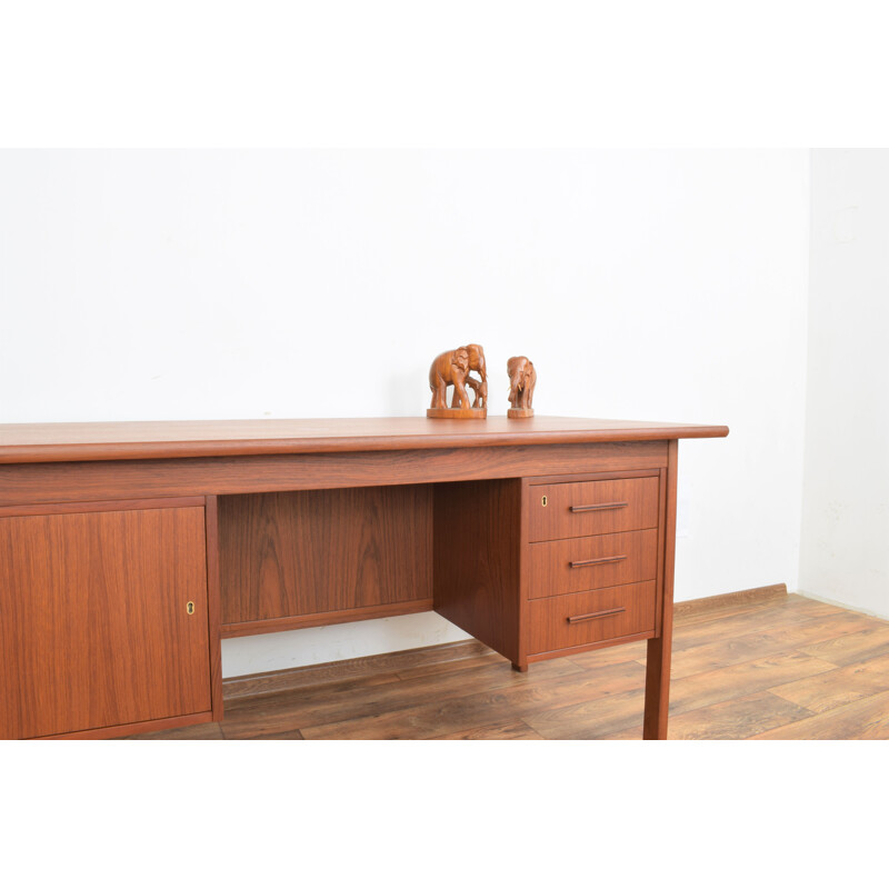 Vintage Deens teakhouten bureau, 1960