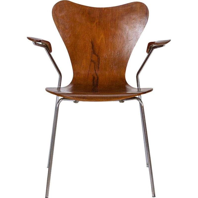 Vintage "Butterfly" fauteuil van Arne Jacobsen voor Fritz Hansen, 1970