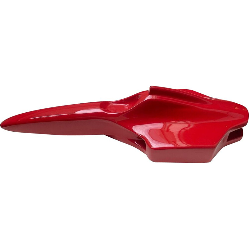 Vintage car sculpture "Red Bird" by André Ferrand