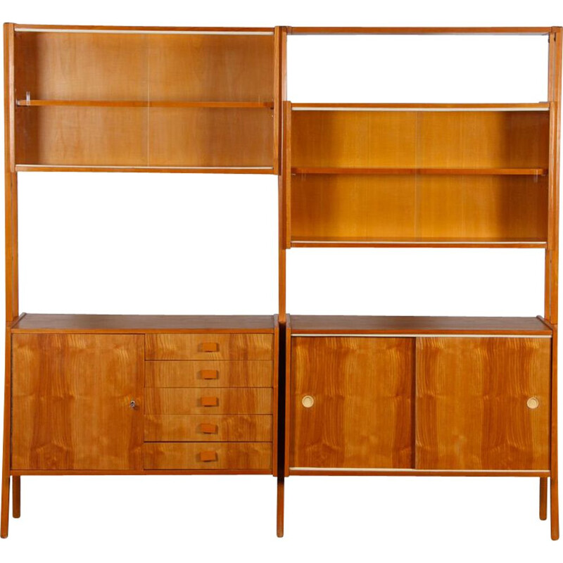 Vintage wall unit by Frantisek Jirak for Tatra Nabytok, 1960