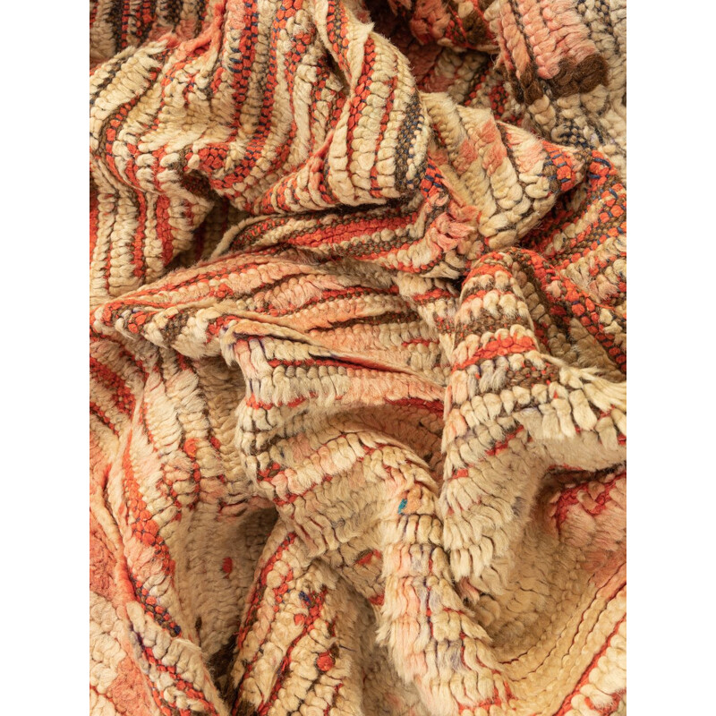 Vintage Berber carpet rehamna wool, Morocco