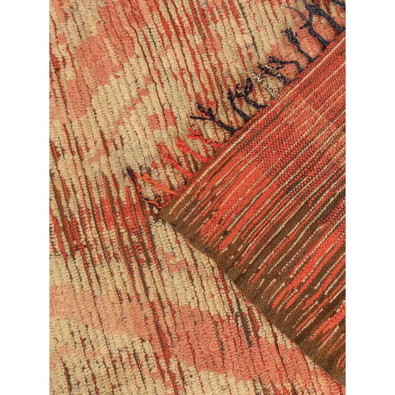 Vintage Berber carpet rehamna wool, Morocco