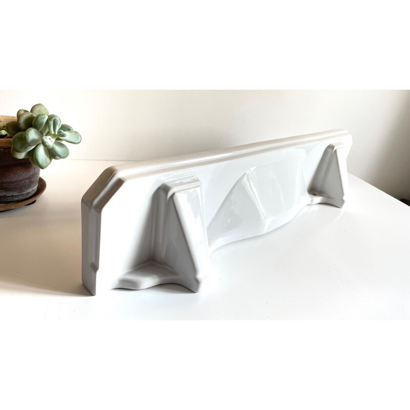 Vintage ceramic wall shelf