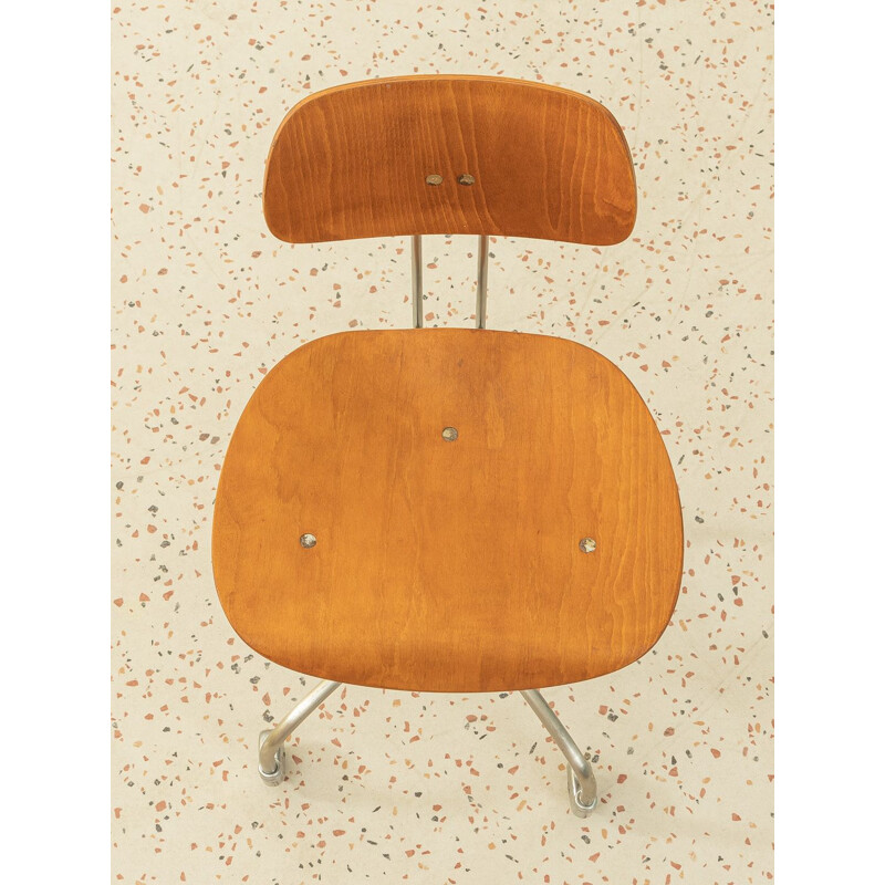 Vintage verstelbare triplex stoel van Egon Eiermann voor Wilde en Spieth, Duitsland 1950