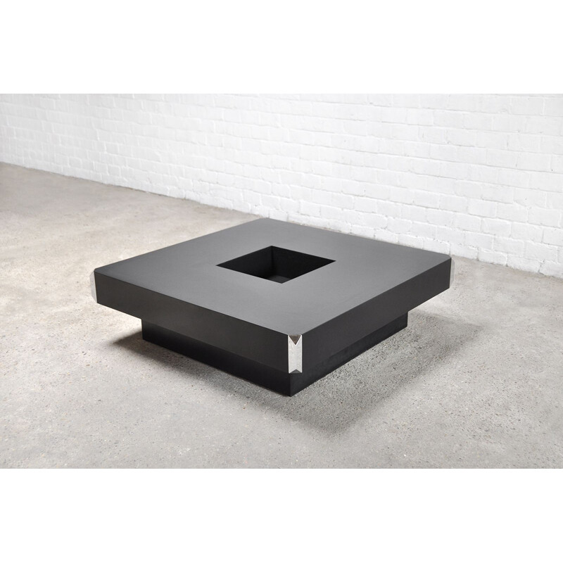 Vintage square coffee table by Mario Sabot, Italy 1970